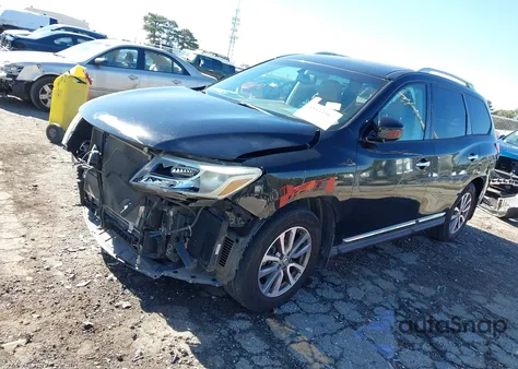 2014 Nissan Pathfinder Sl из США, поврежденный, VIN 5N1AR2MN3EC697998